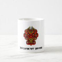 Maskerar den orientaliska demonen för det kalla te kaffe muggar