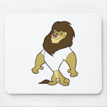 Maskot - lejon vit mus mattor