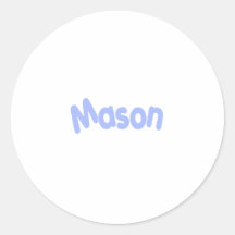 Mason Runda Klistermärken