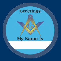 MASONIC hälsningar klistermärken
