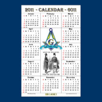 Masonic kalender 2011 affischer