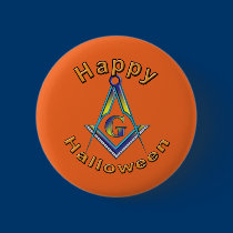 Masonic lyckliga Halloween knappar