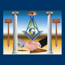 Masonic plats affischer
