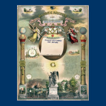 Masonic register 1876 affischer