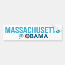 Massachusetts för Barack Obama rikliga Biden Bildekaler