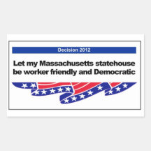 Massachusetts klistermärke