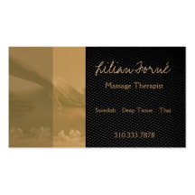 Massage II Visitkort Mallar