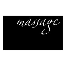 Massage: Massageterapeut Visitkort Mallar