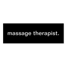 Massageterapeutvisitkort