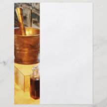 Mässingsmortel och Pestle Custom Flyer