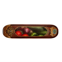 Mat - lökar, tomater, peppar och gurkor skate deck