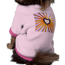 Match Stick Heart Dog Shirt