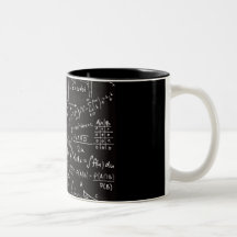 Matematiska sumbols kaffe koppar
