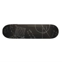 Mathblackboard Skate Deck