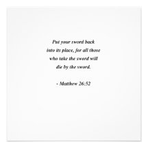 MATTHEW 26:52 TILLKÄNNAGIVANDEN