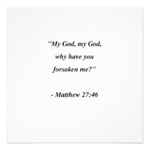 MATTHEW 27:46 PERSONLIGA TILLKÄNNAGIVANDEN