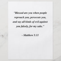 MATTHEW 5:11 FLYG BLAD