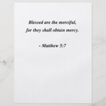 MATTHEW 5:7 FLYG BLAD