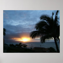 Maui solnedgång affischer