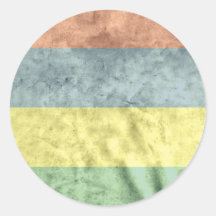 Mauritius Runda Klistermärken