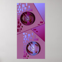 Mauve affisch för abstrakt väggdekor