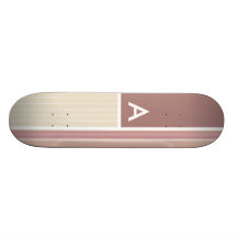 Mauve, brunt & gröntrandar; Randigt Skate Decks
