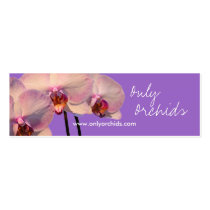 Mauve för orchiden Design2 profilerar kortet visitkort