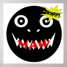 Mawhuvudet får womped! print
