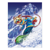 Max Snowboarding Vykort