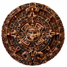 MAYAN AZTEC mexicansk magnet (för sculpted) histor Photo Cut Out