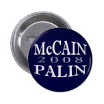 McCAIN PALIN 2008 blått knäppas Nål