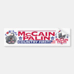 McCain Palin republikanelefant Bildekal