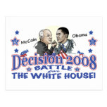 McCain vs Obama 2008 Vykort