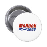 MCHUCK 2008/skräddarsy MCCAIN OCH HUCKABEE - Knapp Med Nål