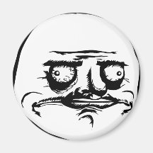 Me Gusta Face Magnet
