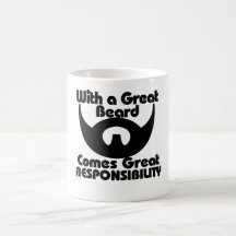 Med ett underbart skägg kommer den underbara respo kaffe mugg