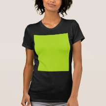 Med ingenting på den undanta ljus neongrönt för fä tee shirt
