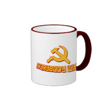 Med Socialism segrar alla! Regerings- satir Kaffe Muggar