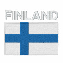 Medborgareflagga av Finland Broderad Tröja