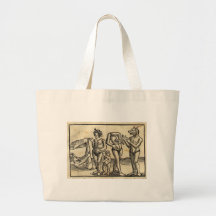 Medeltida monster tote bag