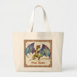 Mediaeval Wyvern, ditt namn Tote Bag
