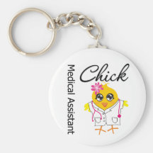 Medicinsk assistentchick nyckel ringar