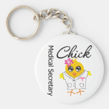 Medicinsk sekreterarechick nyckelring