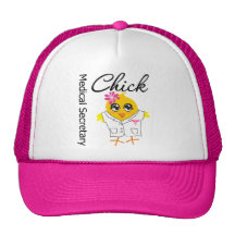 Medicinsk sekreterarechick trucker kepsar