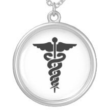 Medicinsk symbolCaduceus Anpassningsbar Halsband