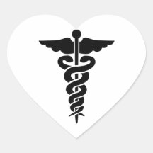 Medicinsk symbolCaduceus Klistermärke