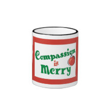 Medkänsla är god jul kaffe kopp