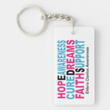 Medvetenhet Keychains för EDS-hoppbot Keds Skor