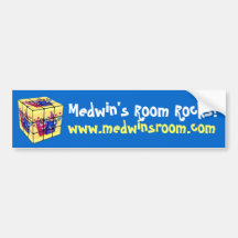Medwins rumstenar! Bildekal