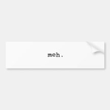 Meh. Bildekal